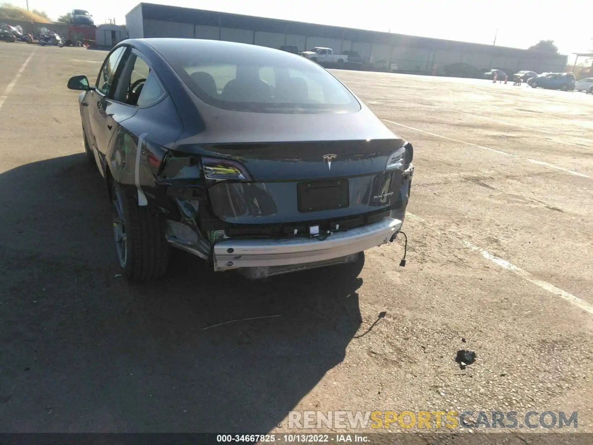 6 Photograph of a damaged car 5YJ3E1EB2NF106490 TESLA MODEL 3 2022