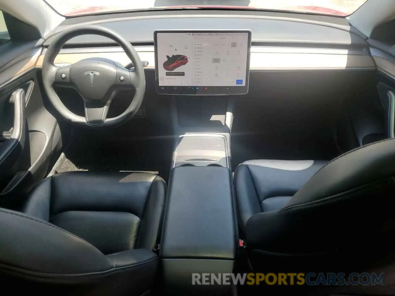 8 Photograph of a damaged car 5YJ3E1EB2NF112449 TESLA MODEL 3 2022