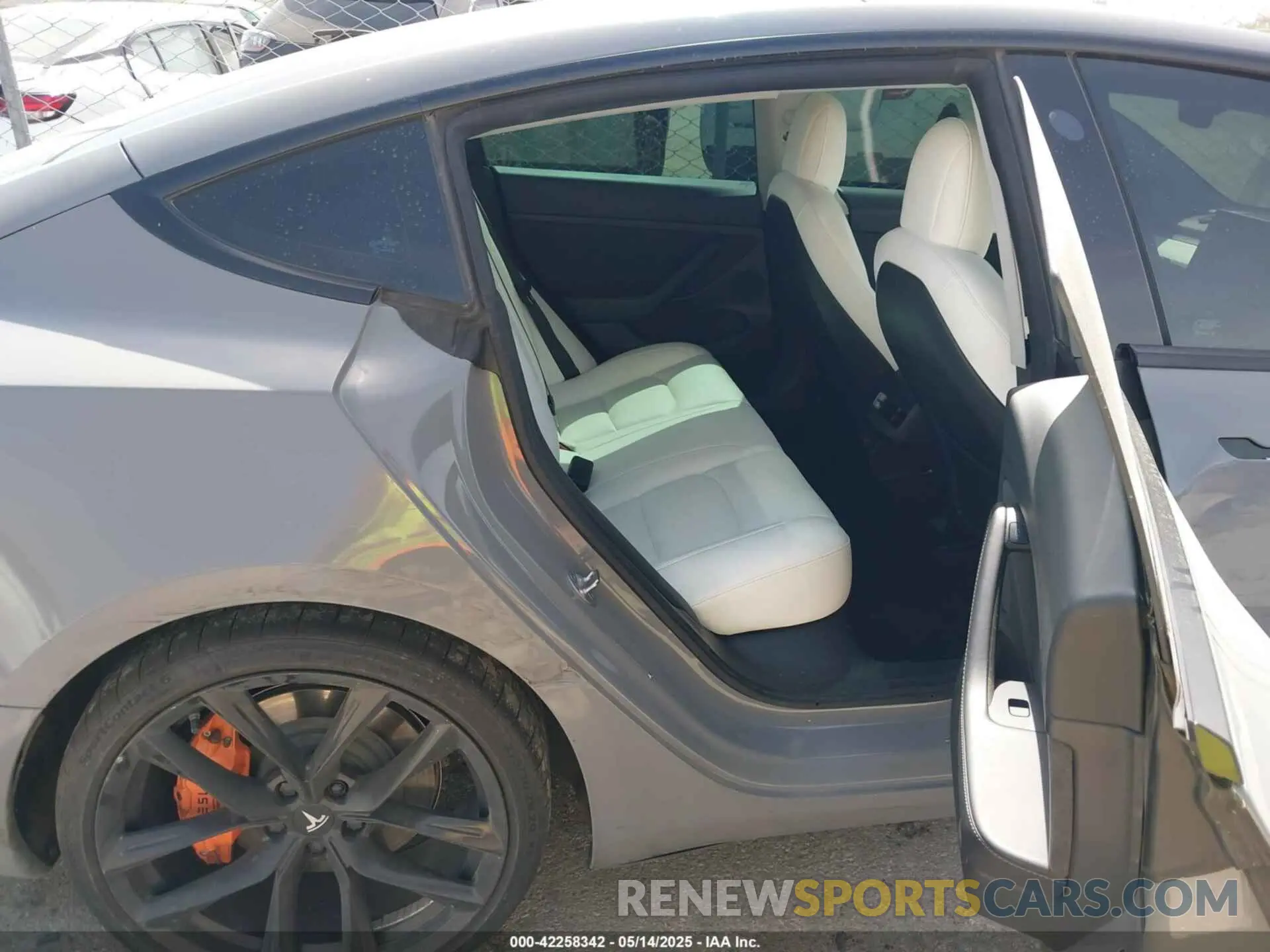 8 Photograph of a damaged car 5YJ3E1EB2NF115416 TESLA MODEL 3 2022