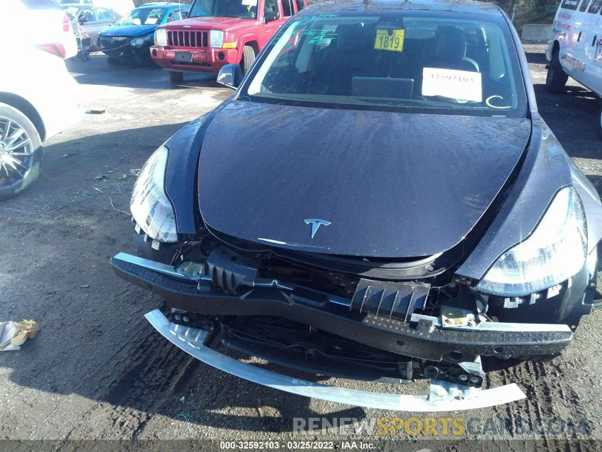 6 Photograph of a damaged car 5YJ3E1EB2NF126318 TESLA MODEL 3 2022