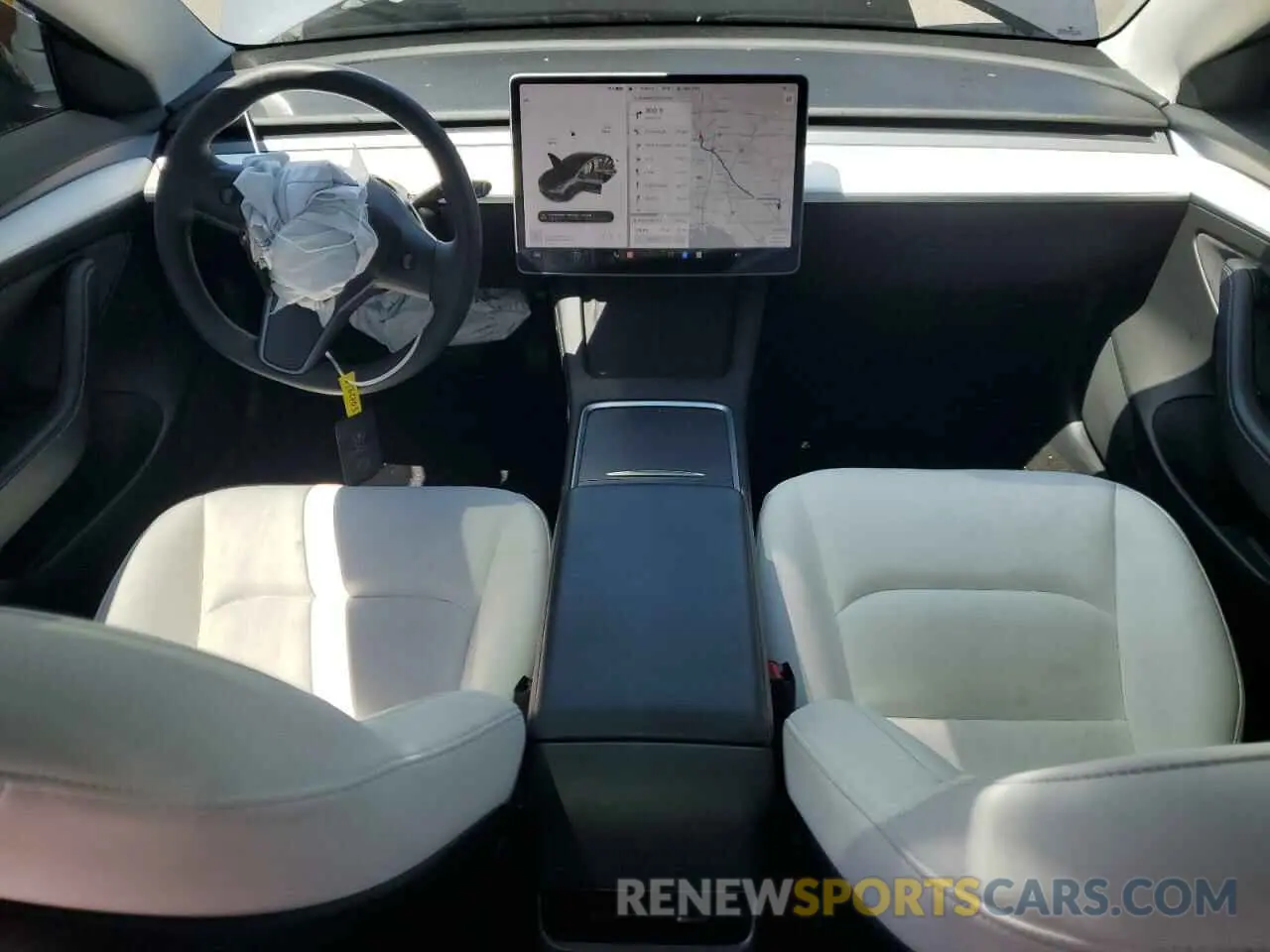 8 Photograph of a damaged car 5YJ3E1EB2NF132703 TESLA MODEL 3 2022