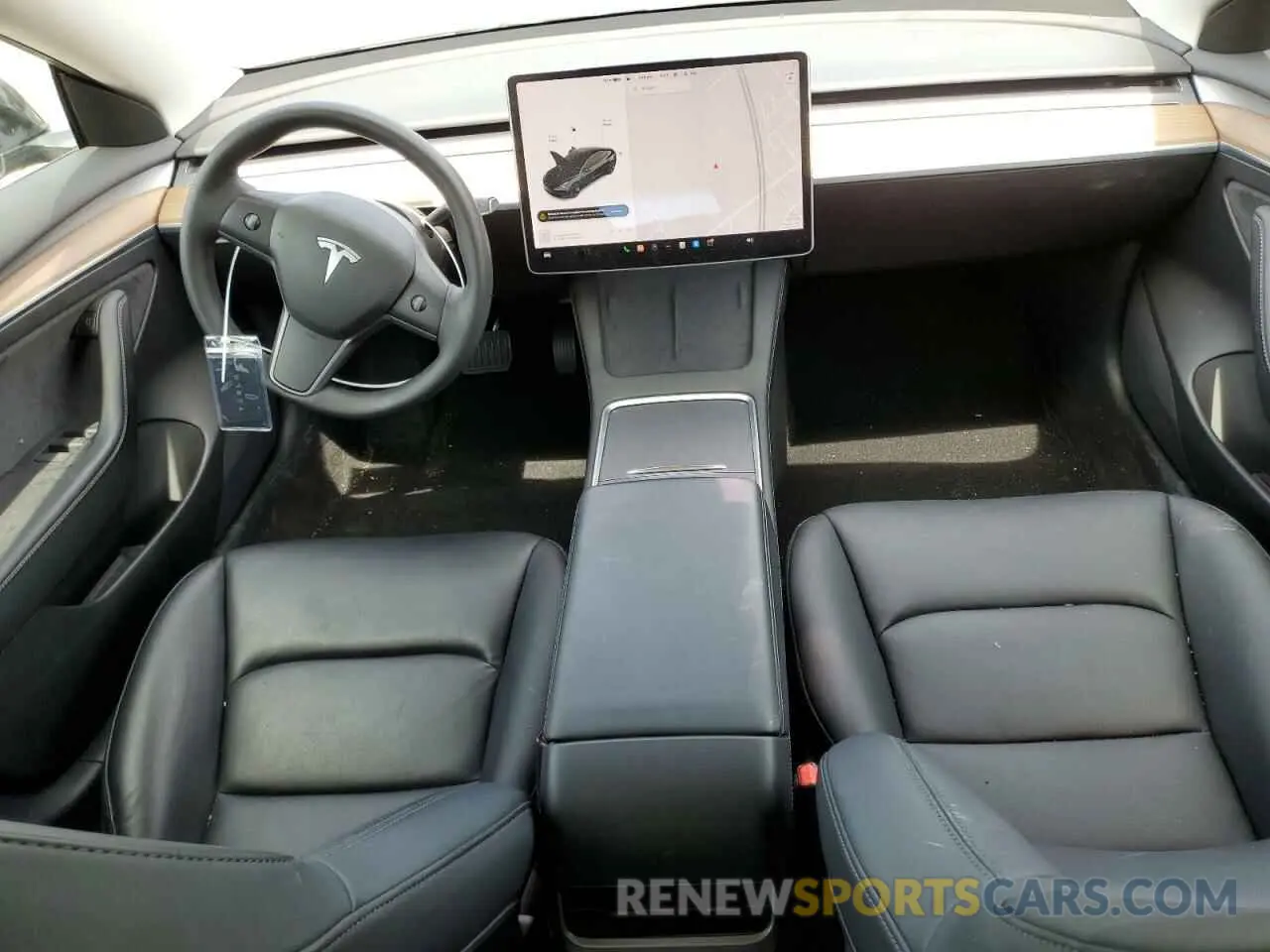 8 Photograph of a damaged car 5YJ3E1EB2NF138095 TESLA MODEL 3 2022