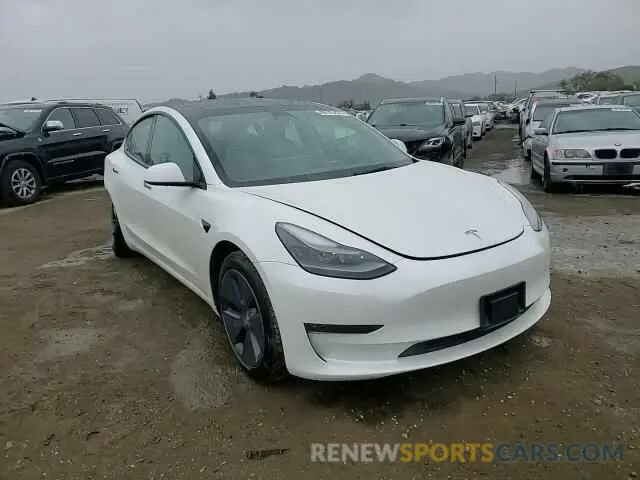11 Photograph of a damaged car 5YJ3E1EB2NF159948 TESLA MODEL 3 2022