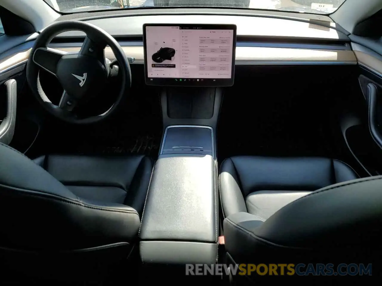 8 Photograph of a damaged car 5YJ3E1EB2NF160968 TESLA MODEL 3 2022