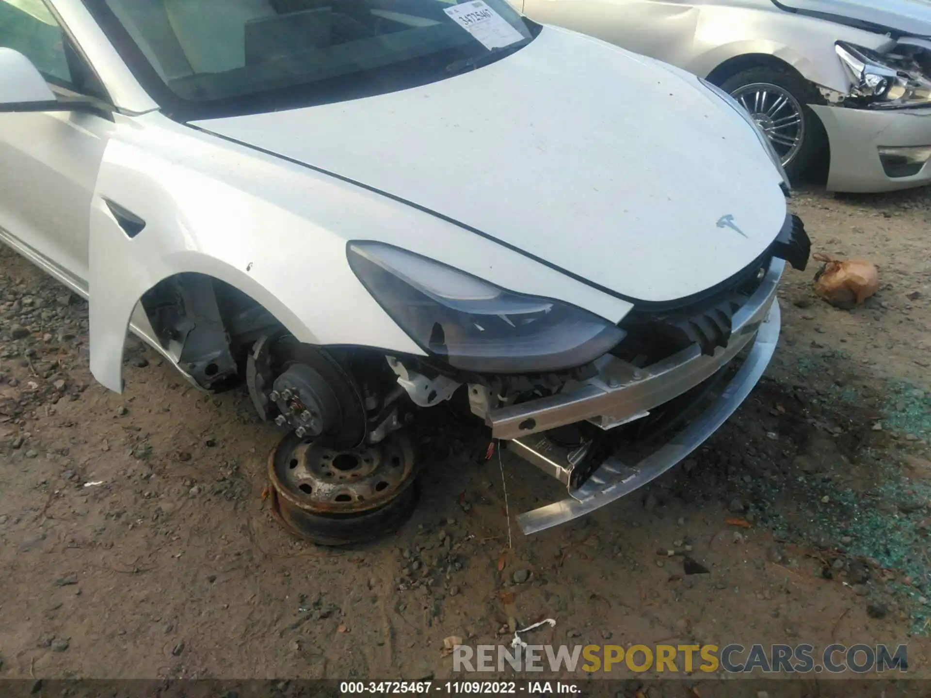 6 Photograph of a damaged car 5YJ3E1EB2NF168522 TESLA MODEL 3 2022