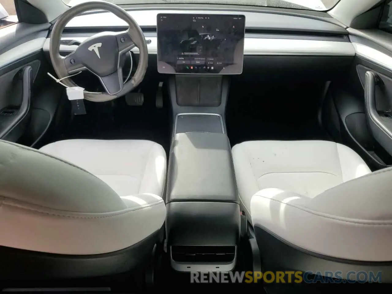 8 Photograph of a damaged car 5YJ3E1EB2NF180959 TESLA MODEL 3 2022