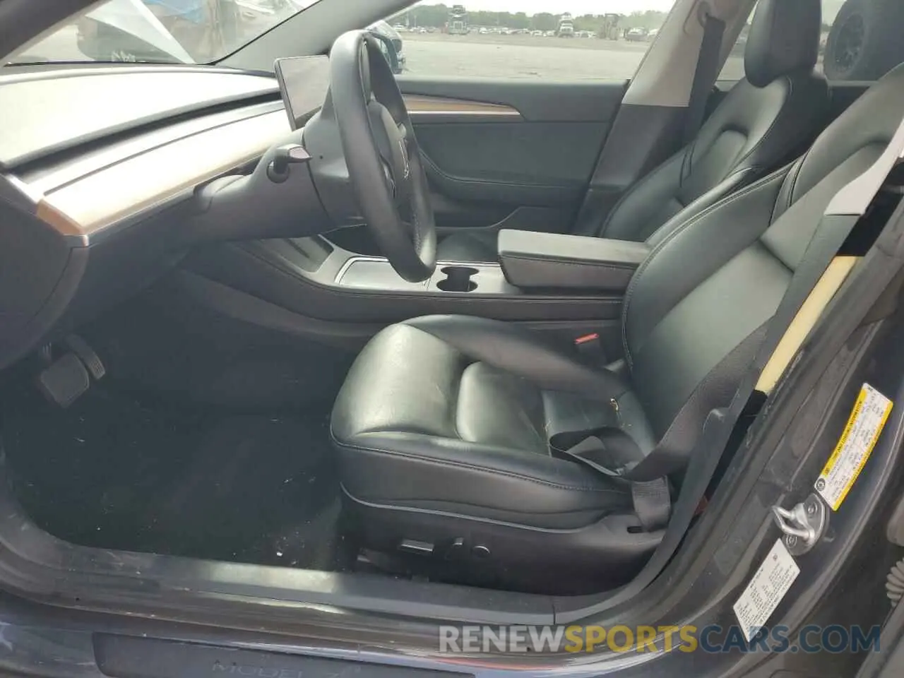 7 Photograph of a damaged car 5YJ3E1EB2NF186082 TESLA MODEL 3 2022