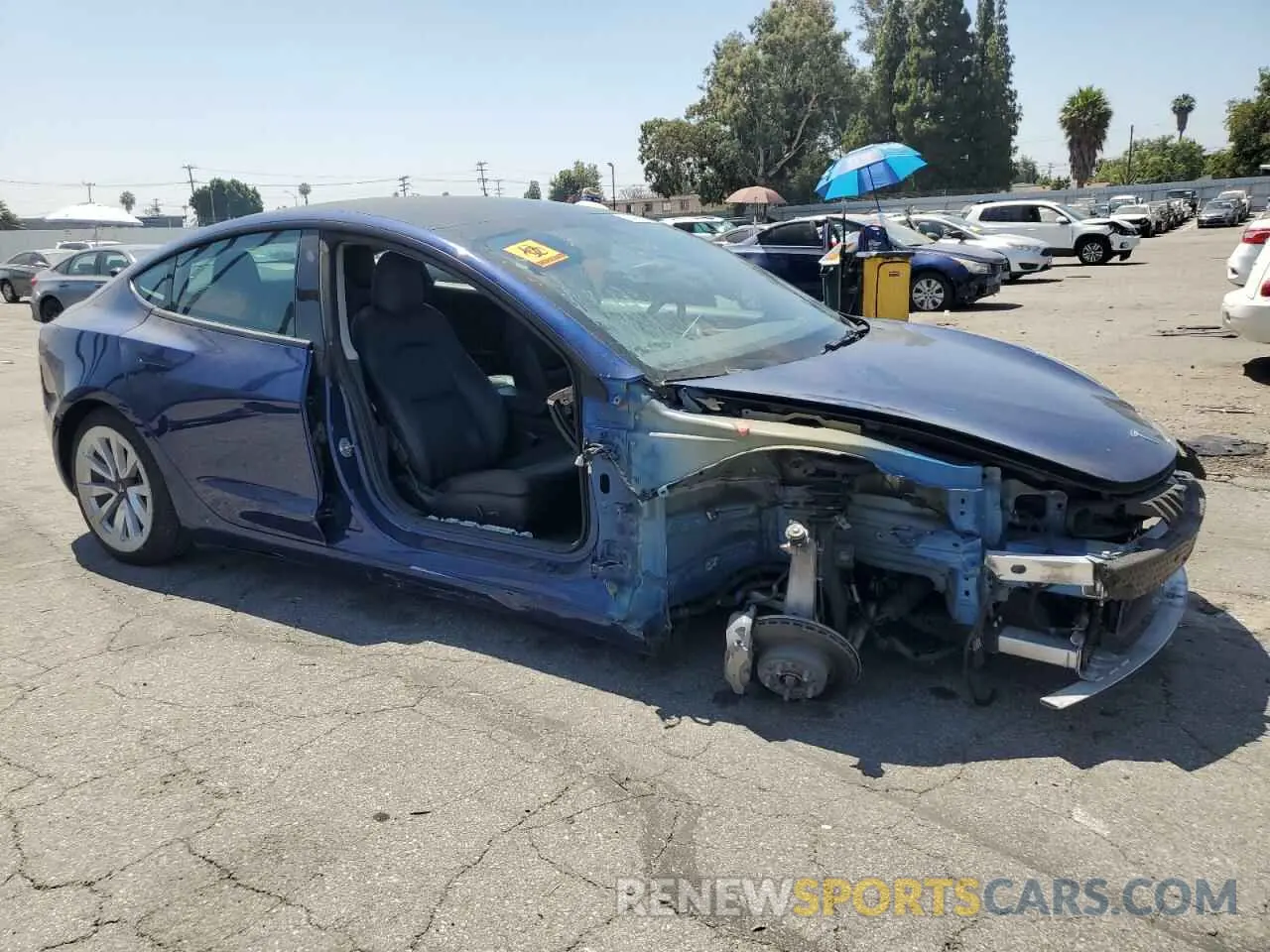 4 Photograph of a damaged car 5YJ3E1EB2NF188608 TESLA MODEL 3 2022