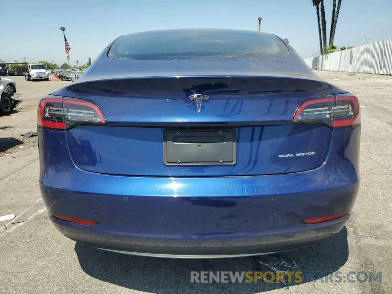 6 Photograph of a damaged car 5YJ3E1EB2NF188608 TESLA MODEL 3 2022