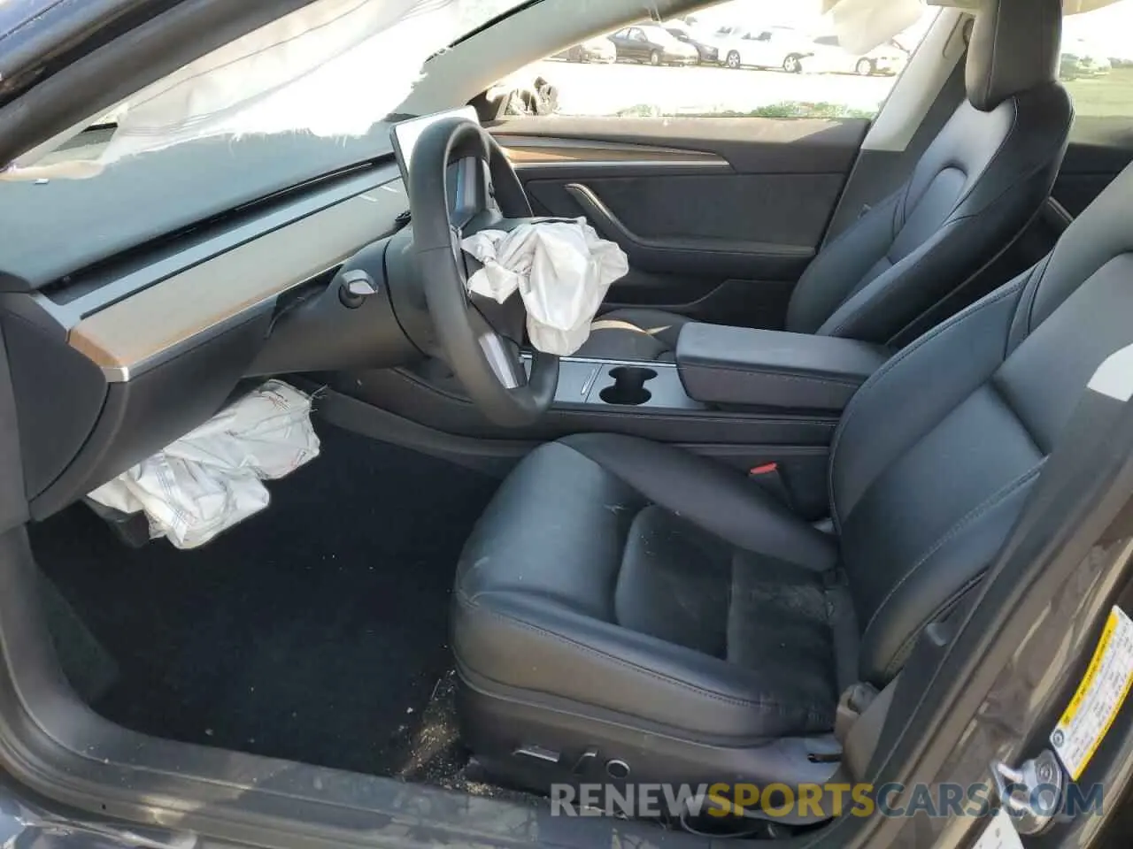 7 Photograph of a damaged car 5YJ3E1EB2NF192951 TESLA MODEL 3 2022