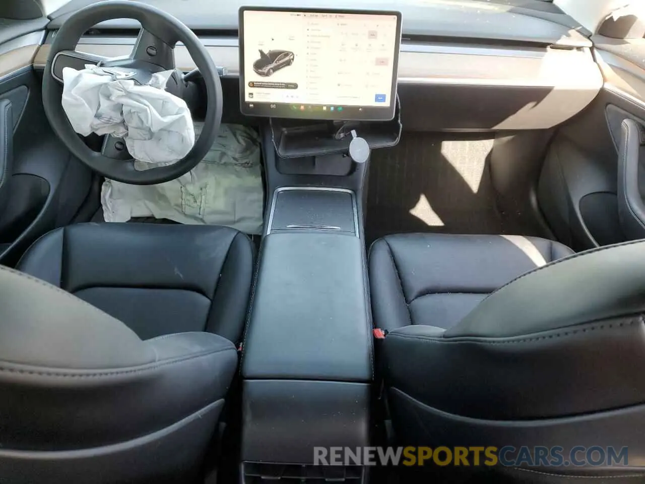 8 Photograph of a damaged car 5YJ3E1EB2NF192951 TESLA MODEL 3 2022