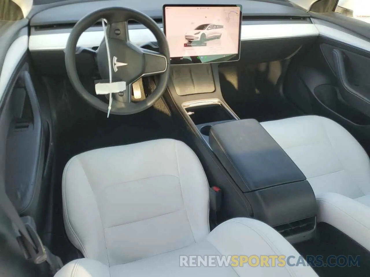 8 Photograph of a damaged car 5YJ3E1EB2NF199141 TESLA MODEL 3 2022