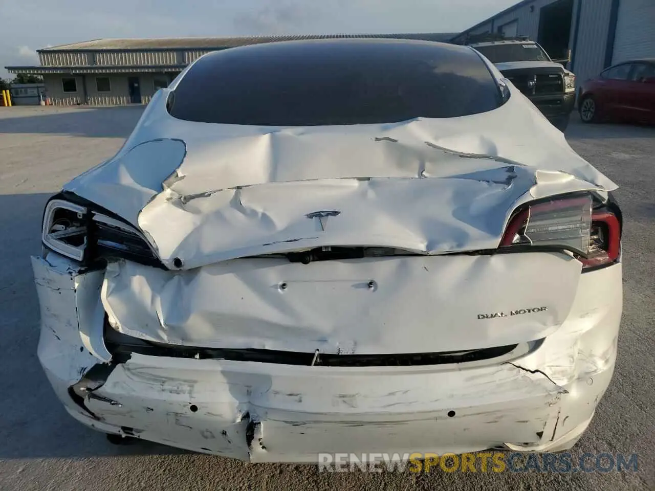 6 Photograph of a damaged car 5YJ3E1EB2NF201275 TESLA MODEL 3 2022