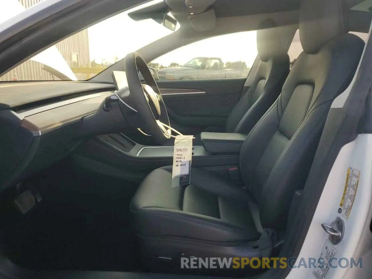 7 Photograph of a damaged car 5YJ3E1EB2NF201275 TESLA MODEL 3 2022