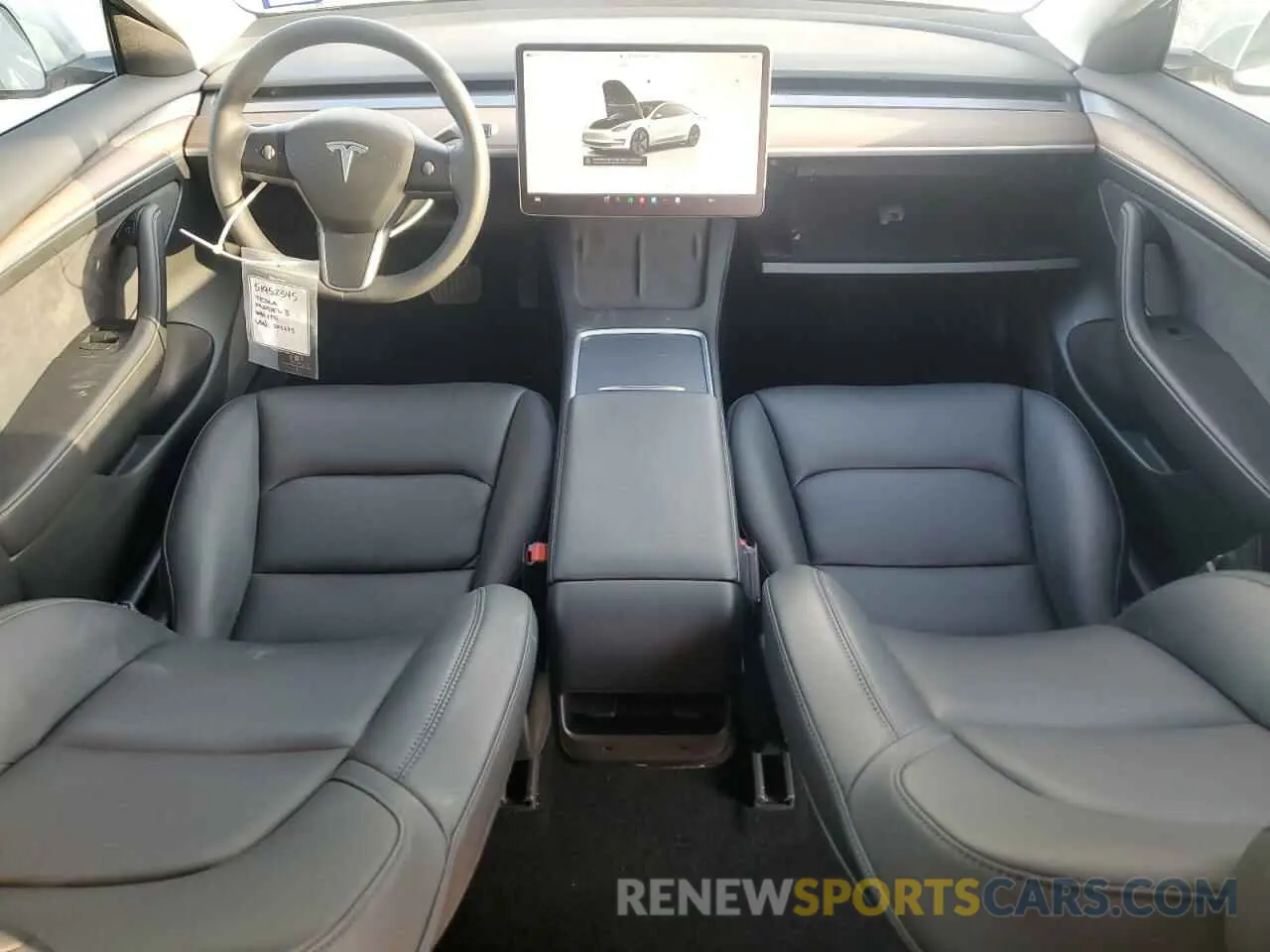 8 Photograph of a damaged car 5YJ3E1EB2NF201275 TESLA MODEL 3 2022