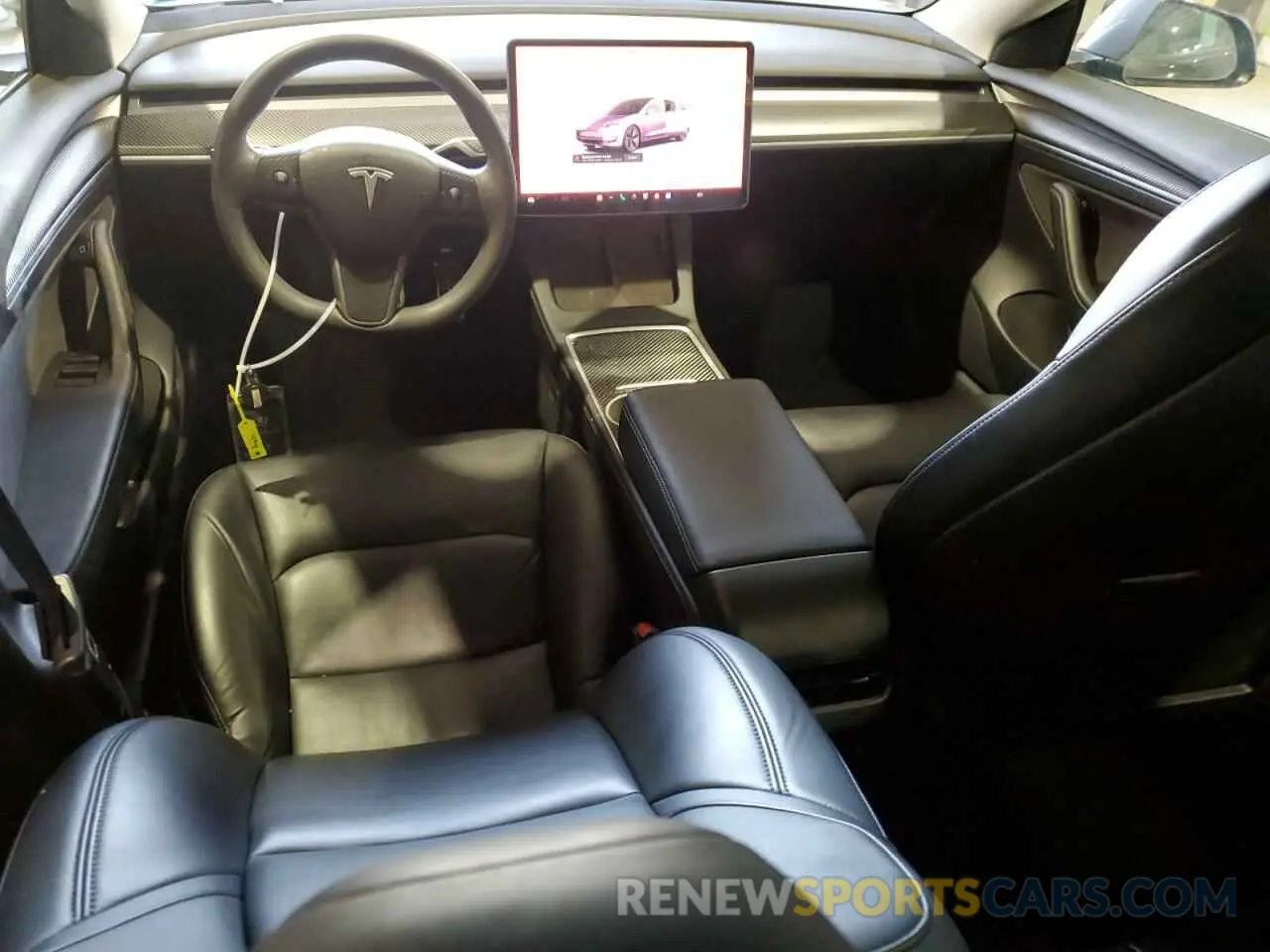 8 Photograph of a damaged car 5YJ3E1EB2NF204922 TESLA MODEL 3 2022
