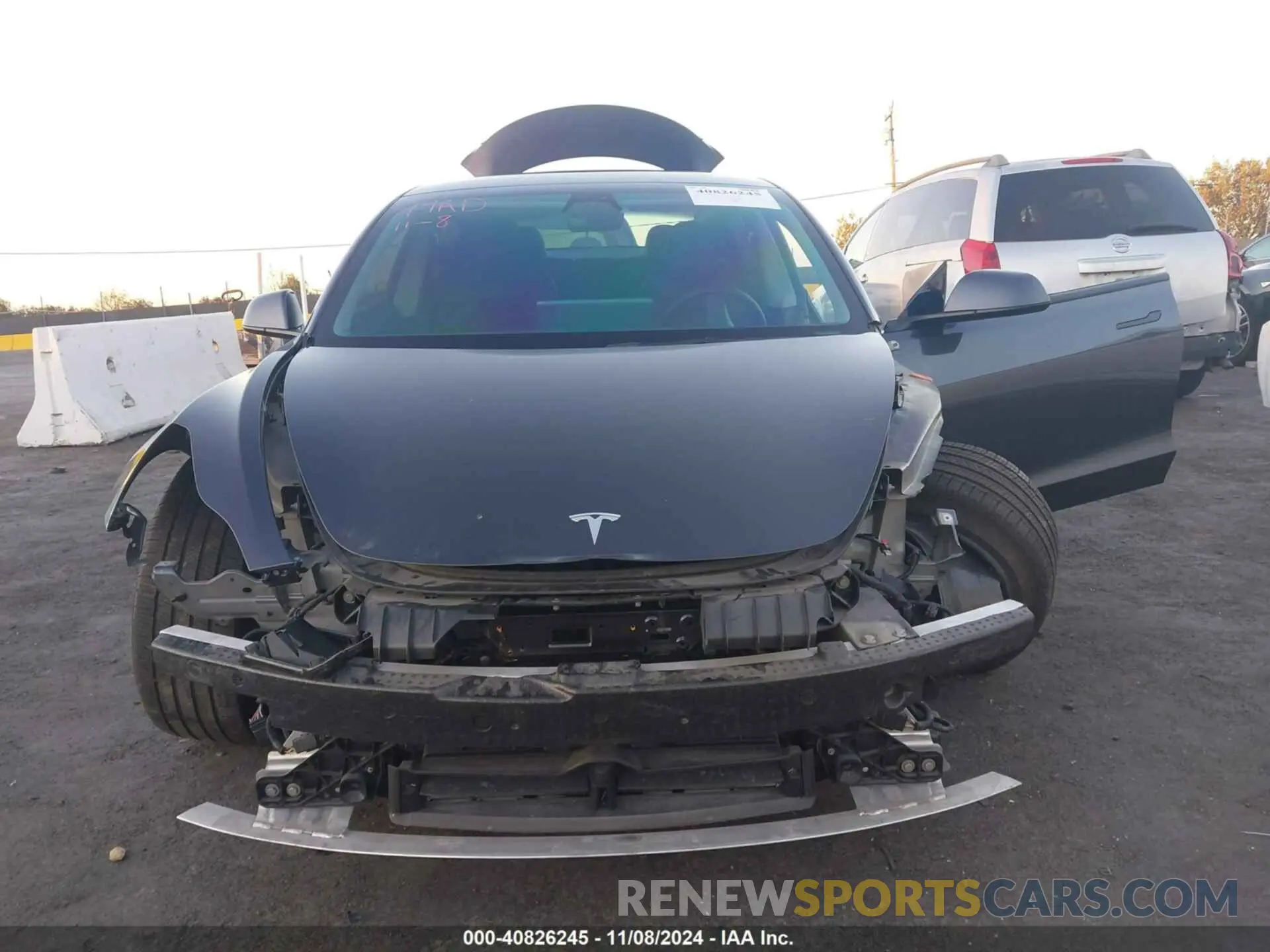 6 Photograph of a damaged car 5YJ3E1EB2NF207271 TESLA MODEL 3 2022
