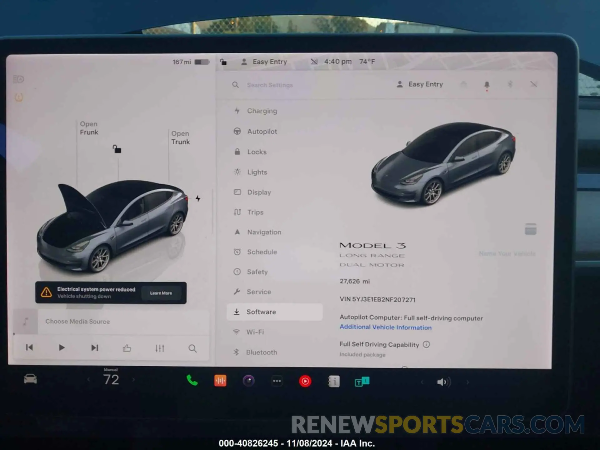 7 Photograph of a damaged car 5YJ3E1EB2NF207271 TESLA MODEL 3 2022