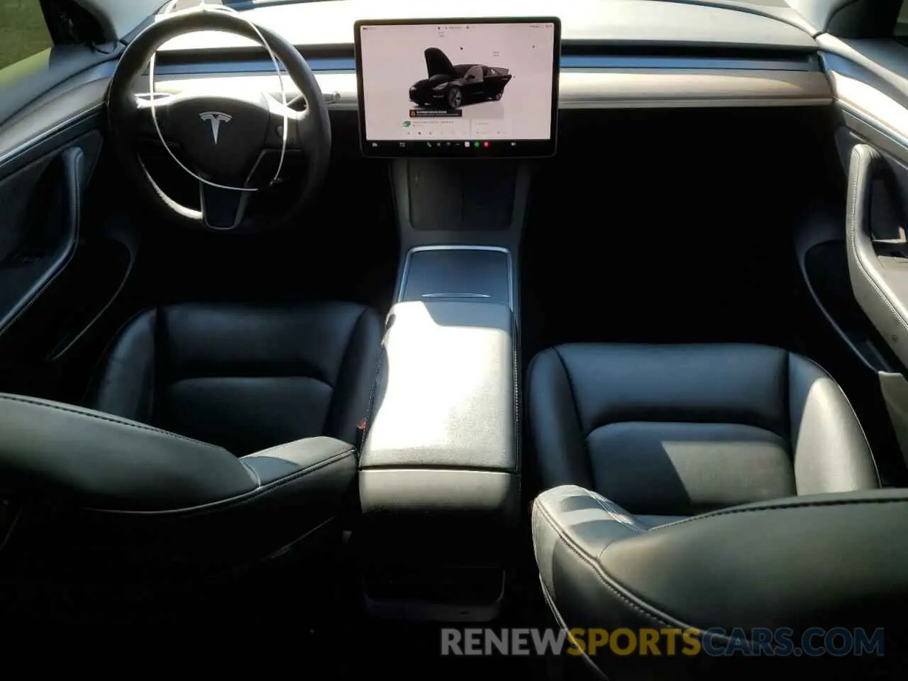 8 Photograph of a damaged car 5YJ3E1EB2NF230906 TESLA MODEL 3 2022