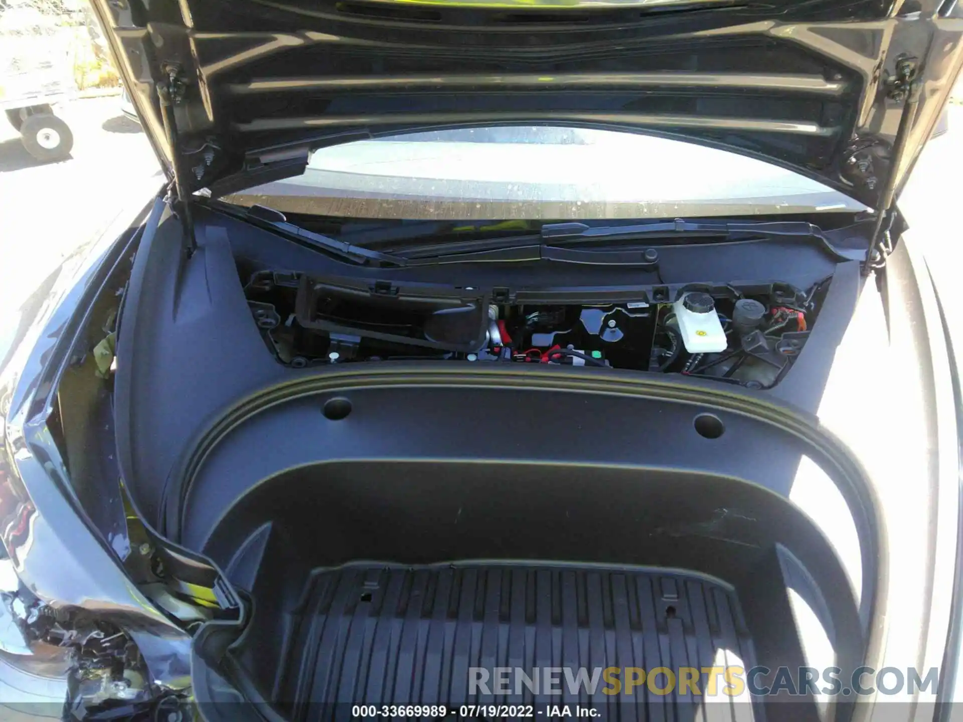 10 Photograph of a damaged car 5YJ3E1EB2NF234258 TESLA MODEL 3 2022