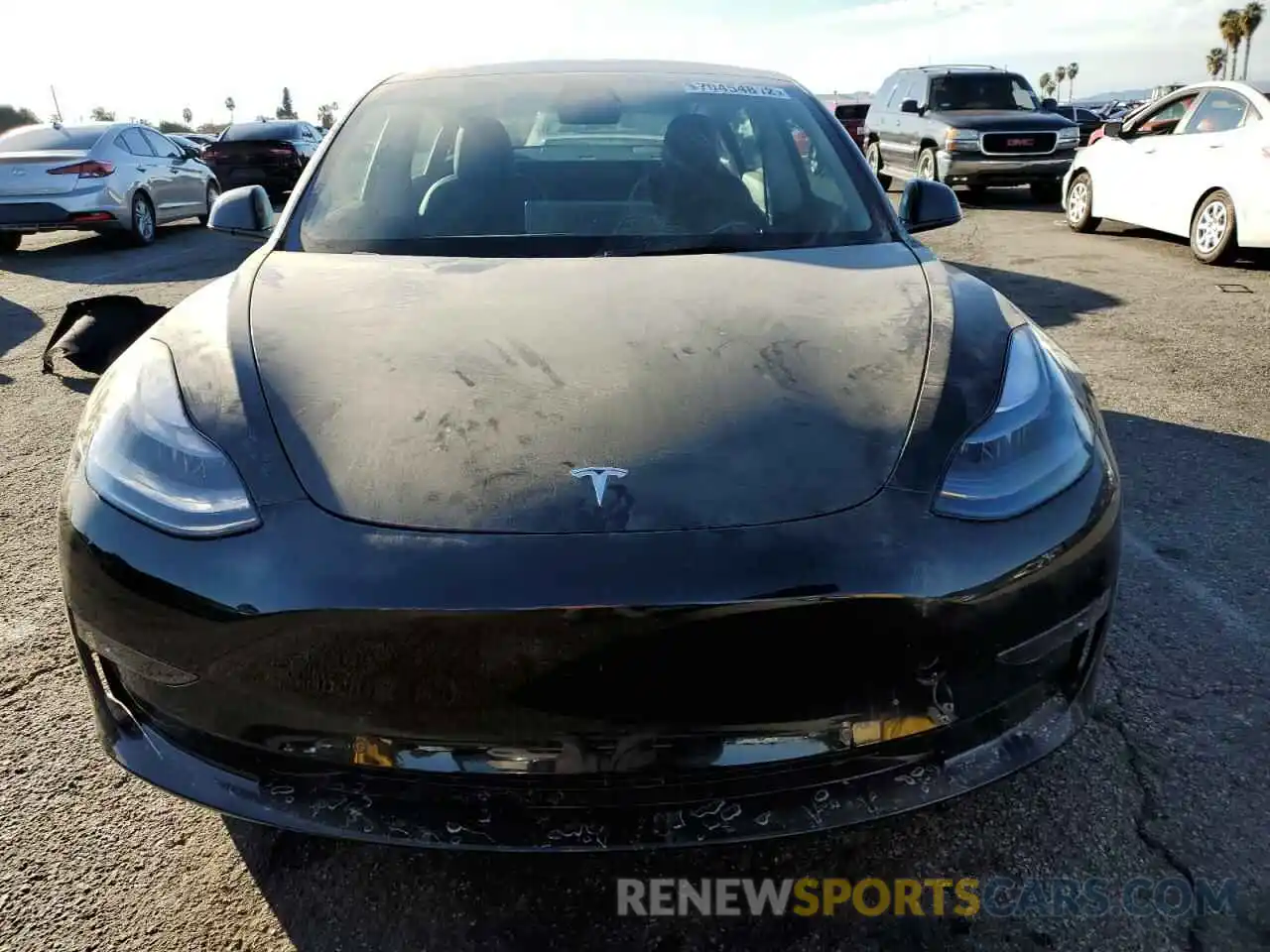 5 Photograph of a damaged car 5YJ3E1EB2NF234695 TESLA MODEL 3 2022