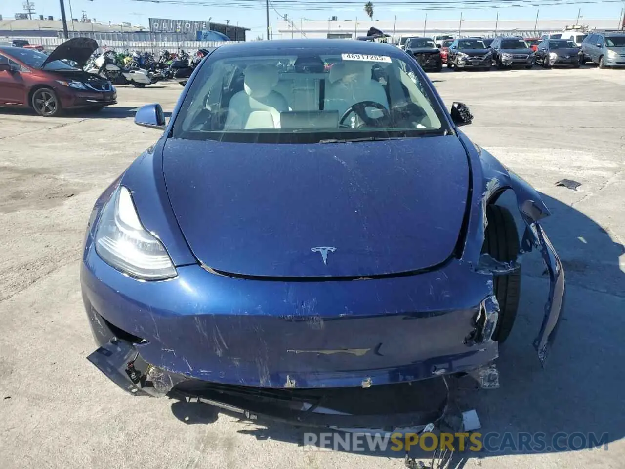 5 Photograph of a damaged car 5YJ3E1EB2NF243381 TESLA MODEL 3 2022