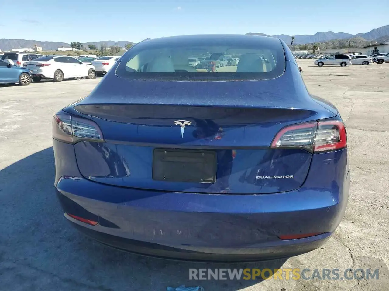 6 Photograph of a damaged car 5YJ3E1EB2NF243381 TESLA MODEL 3 2022