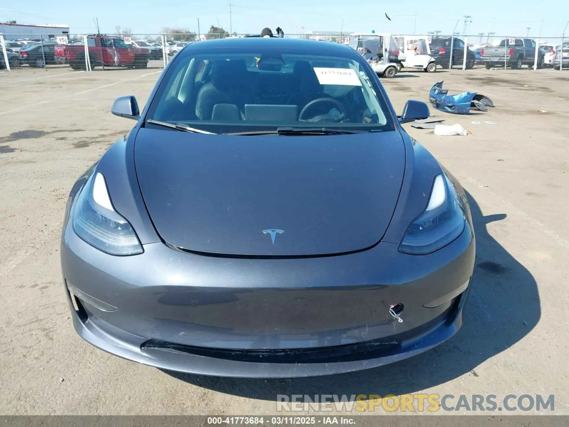 12 Photograph of a damaged car 5YJ3E1EB2NF251772 TESLA MODEL 3 2022