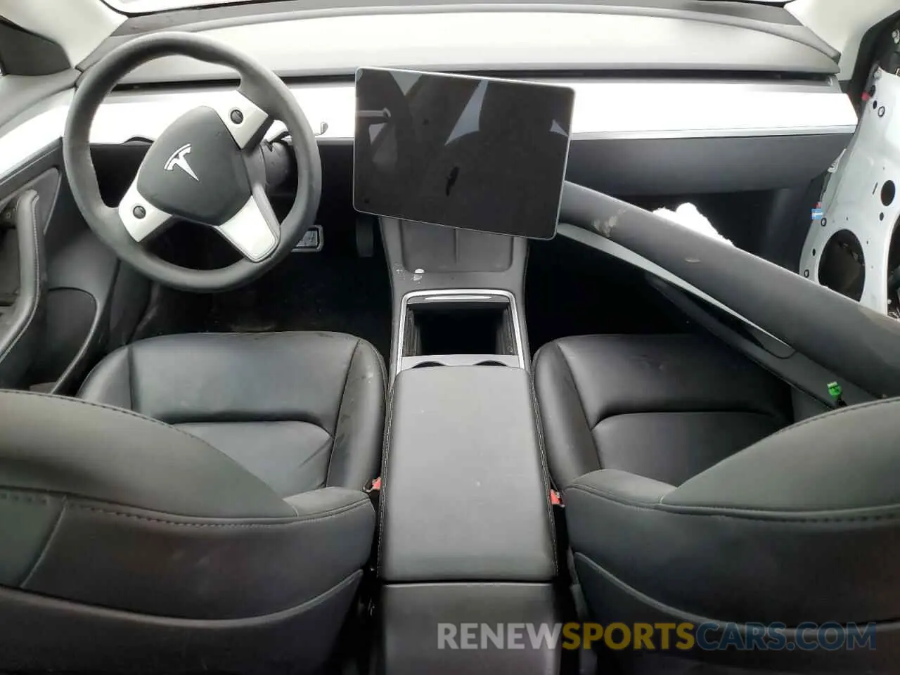 8 Photograph of a damaged car 5YJ3E1EB2NF259080 TESLA MODEL 3 2022