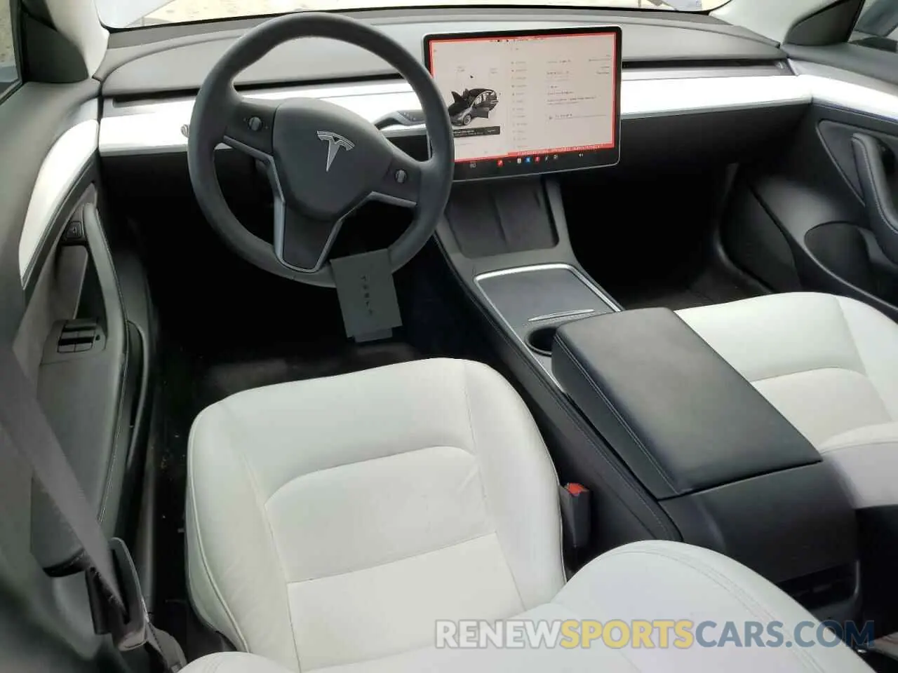 8 Photograph of a damaged car 5YJ3E1EB2NF263064 TESLA MODEL 3 2022