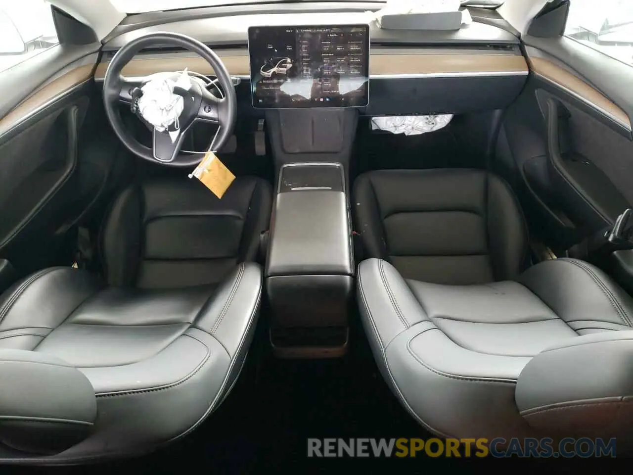 8 Photograph of a damaged car 5YJ3E1EB2NF267485 TESLA MODEL 3 2022