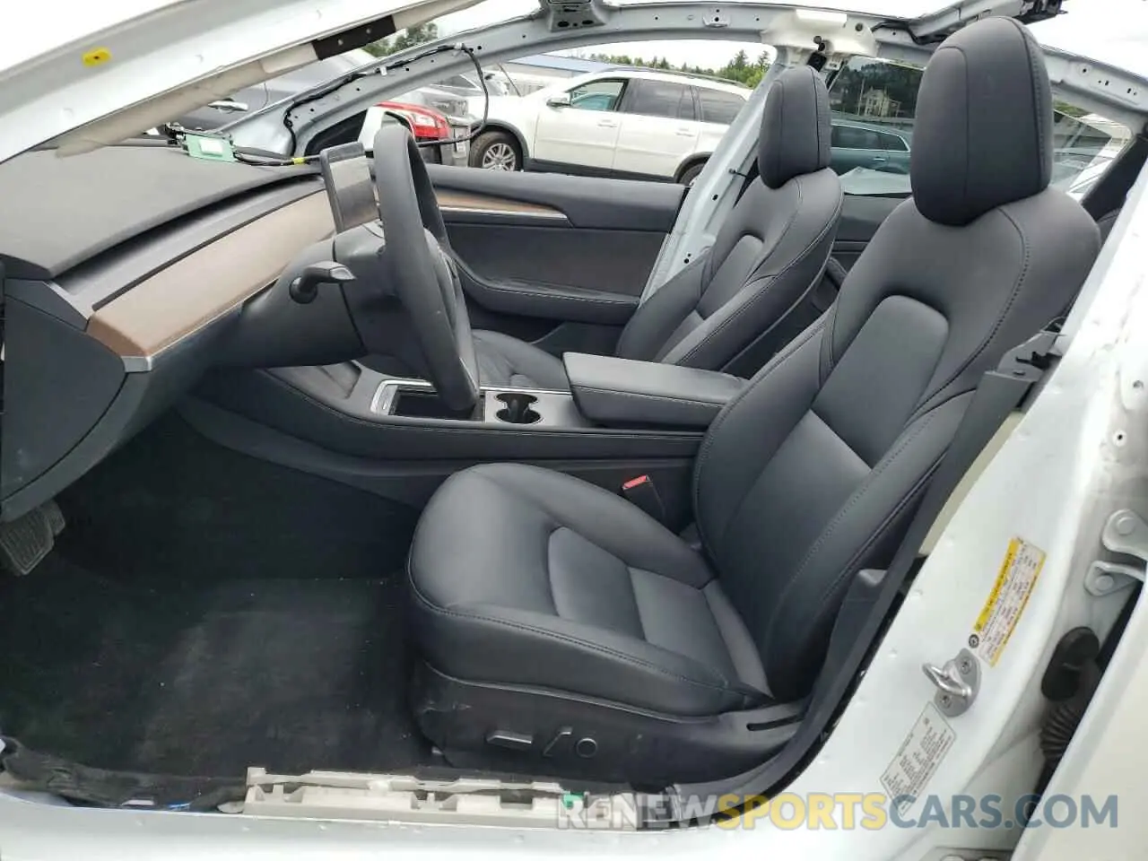 7 Photograph of a damaged car 5YJ3E1EB2NF272606 TESLA MODEL 3 2022