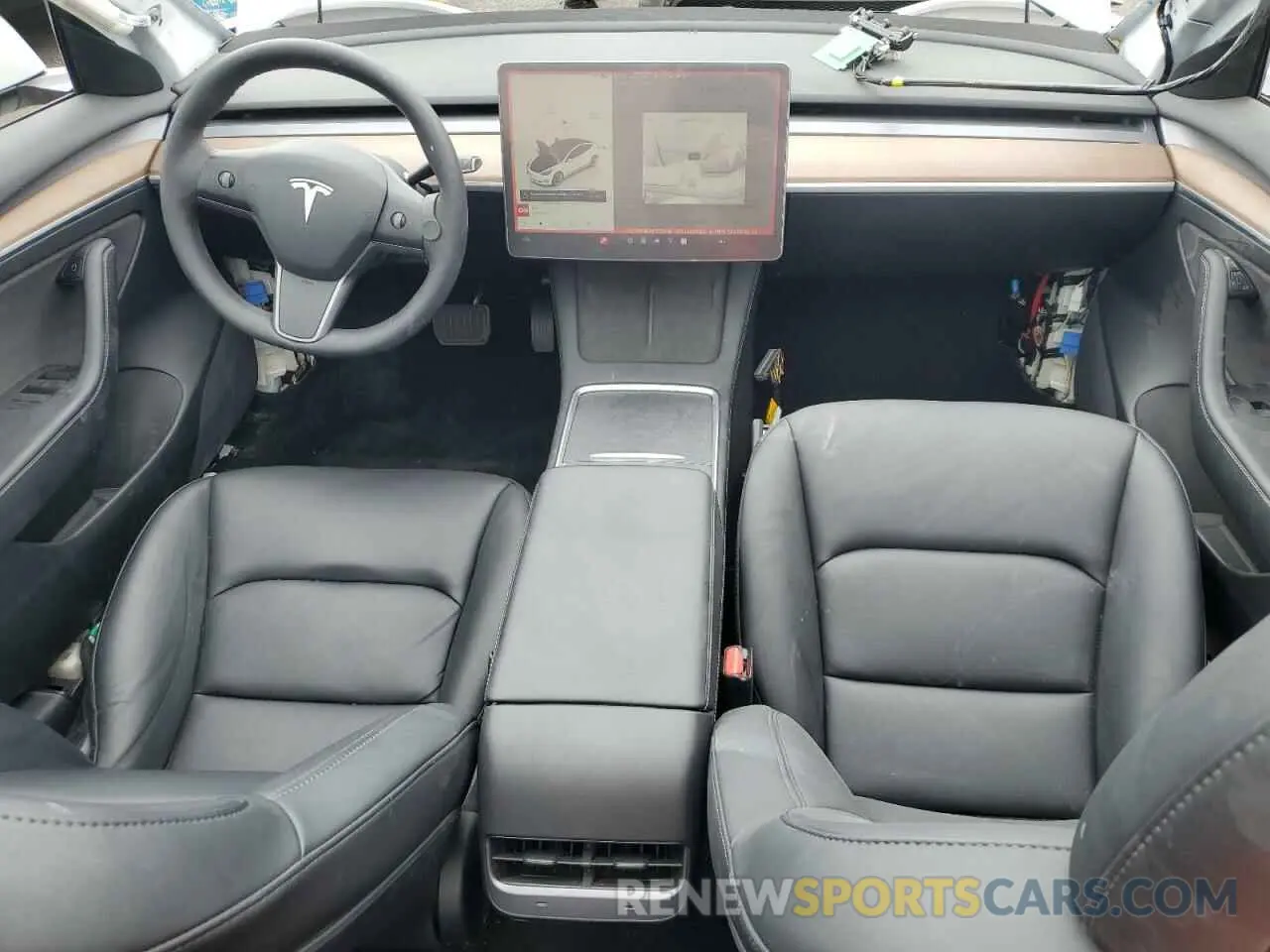 8 Photograph of a damaged car 5YJ3E1EB2NF272606 TESLA MODEL 3 2022