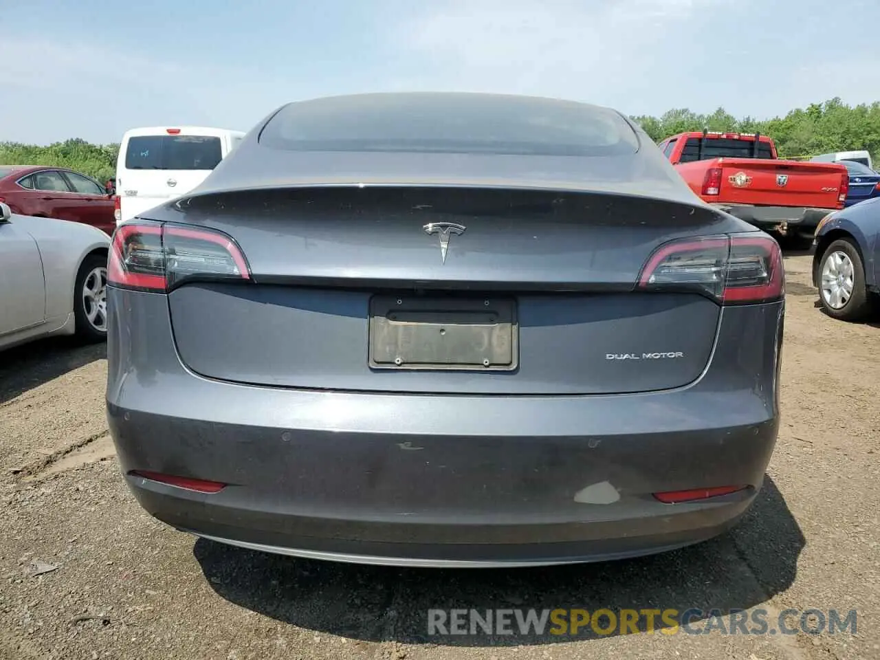 6 Photograph of a damaged car 5YJ3E1EB2NF289356 TESLA MODEL 3 2022