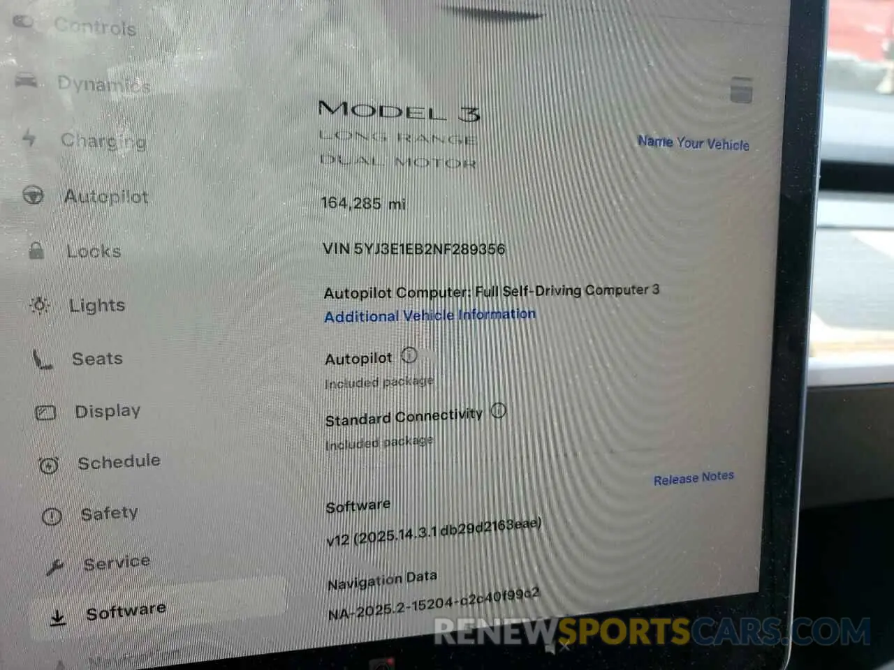 9 Photograph of a damaged car 5YJ3E1EB2NF289356 TESLA MODEL 3 2022
