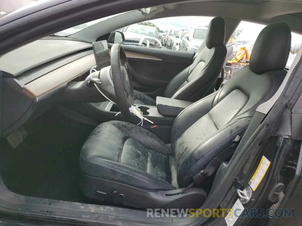 7 Photograph of a damaged car 5YJ3E1EB2NF313672 TESLA MODEL 3 2022