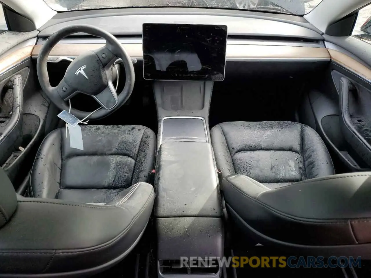 8 Photograph of a damaged car 5YJ3E1EB2NF313672 TESLA MODEL 3 2022