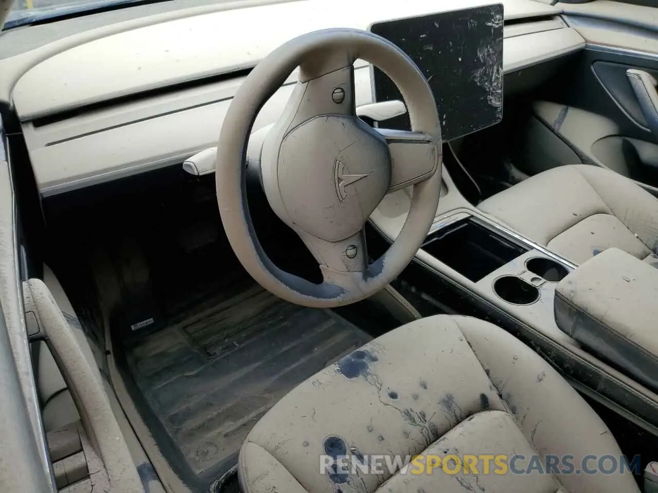 8 Photograph of a damaged car 5YJ3E1EB2NF335770 TESLA MODEL 3 2022