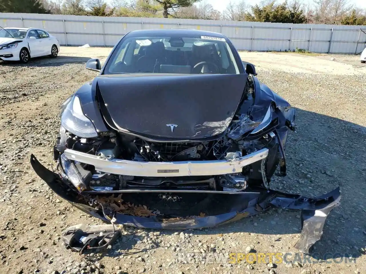 11 Photograph of a damaged car 5YJ3E1EB2NF344808 TESLA MODEL 3 2022