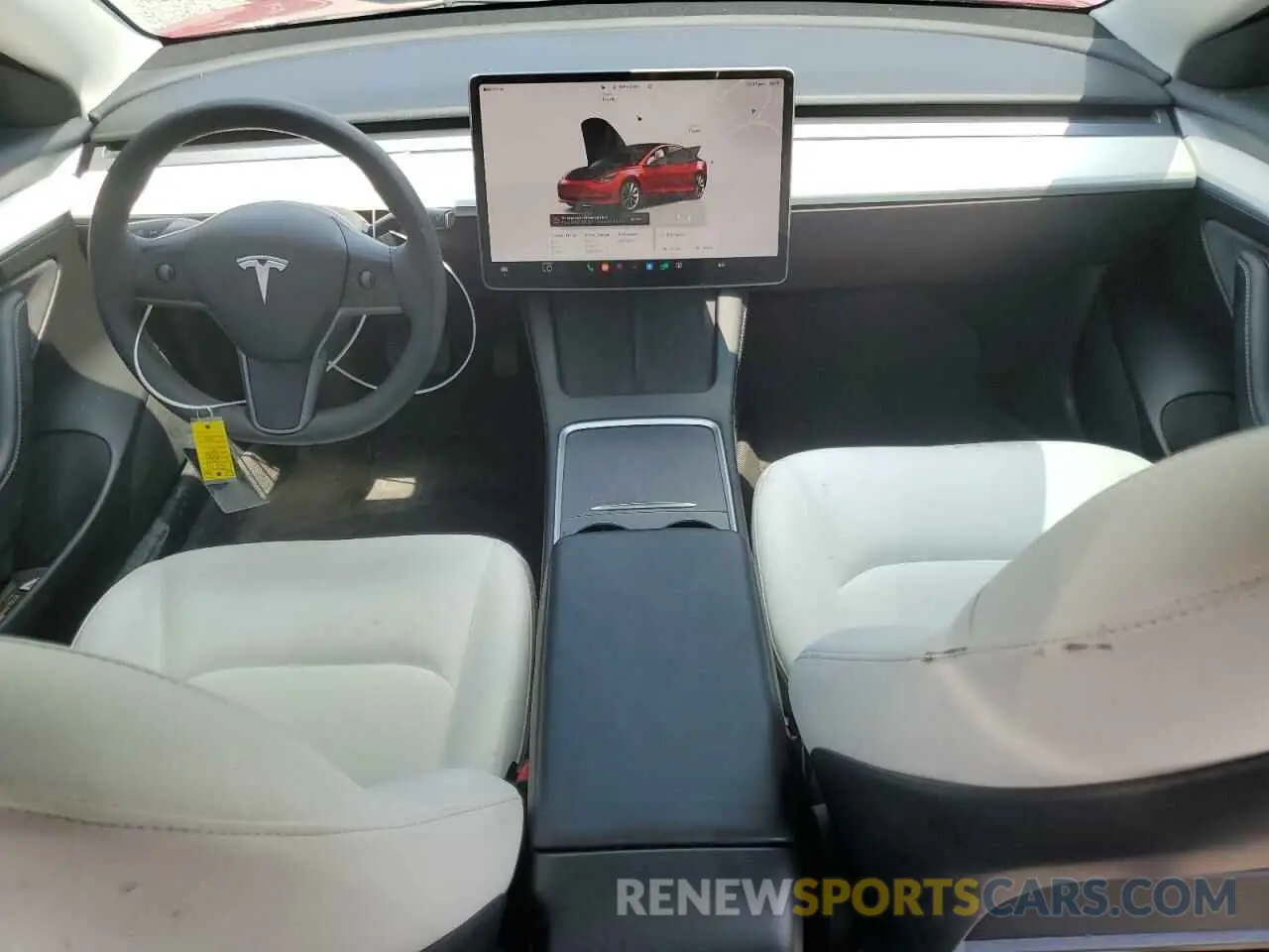 8 Photograph of a damaged car 5YJ3E1EB2NF345120 TESLA MODEL 3 2022