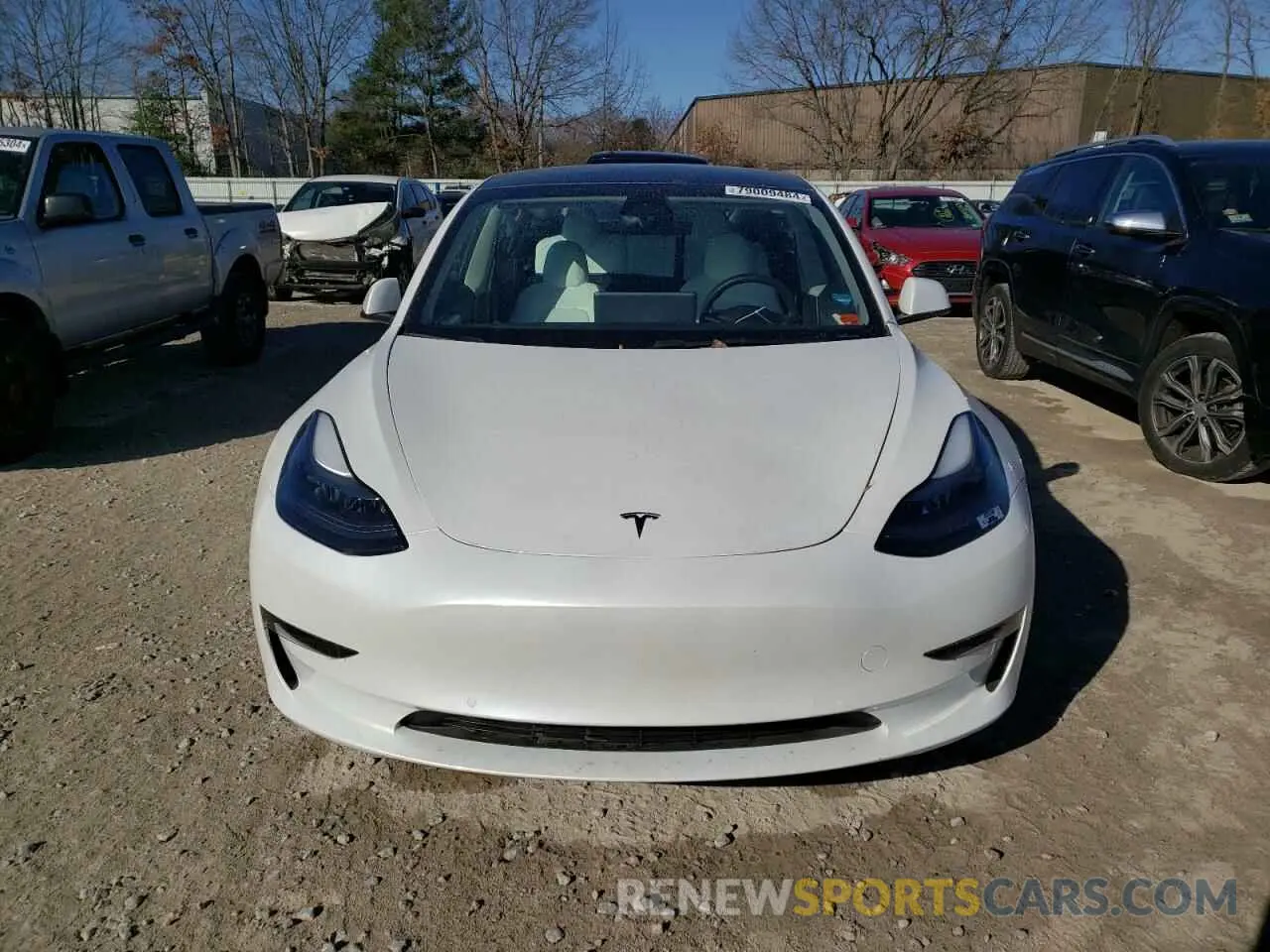 5 Photograph of a damaged car 5YJ3E1EB3NF102612 TESLA MODEL 3 2022