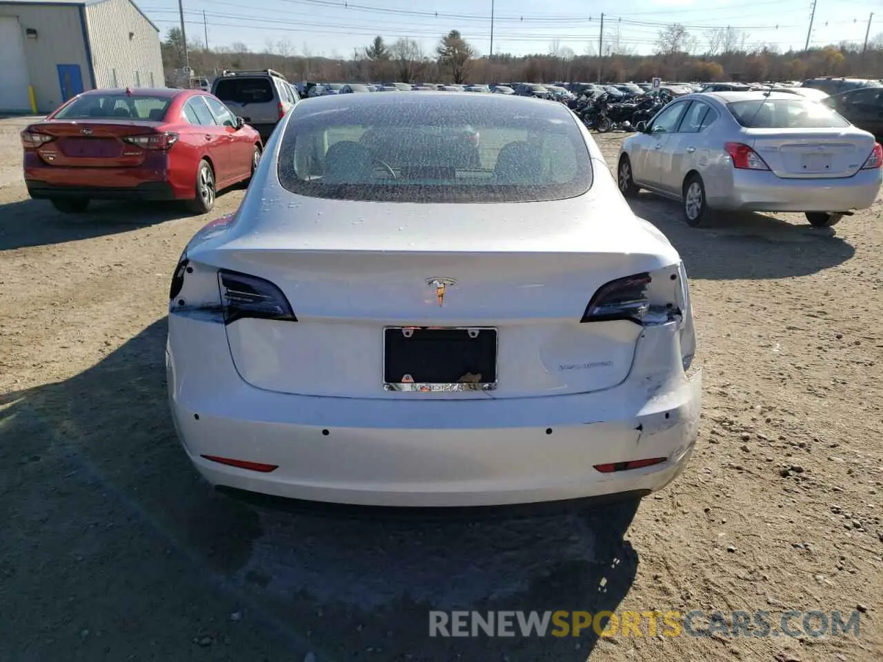 6 Photograph of a damaged car 5YJ3E1EB3NF102612 TESLA MODEL 3 2022
