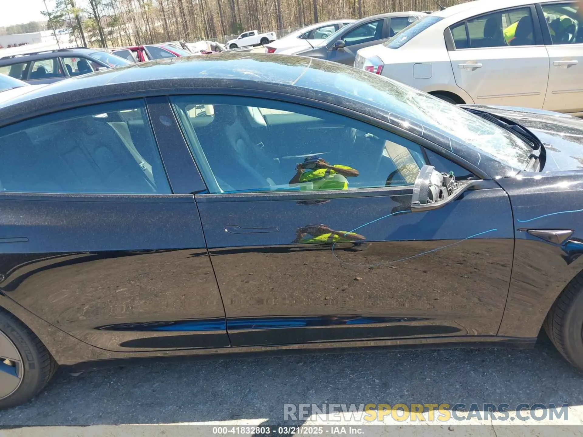 13 Photograph of a damaged car 5YJ3E1EB3NF104313 TESLA MODEL 3 2022