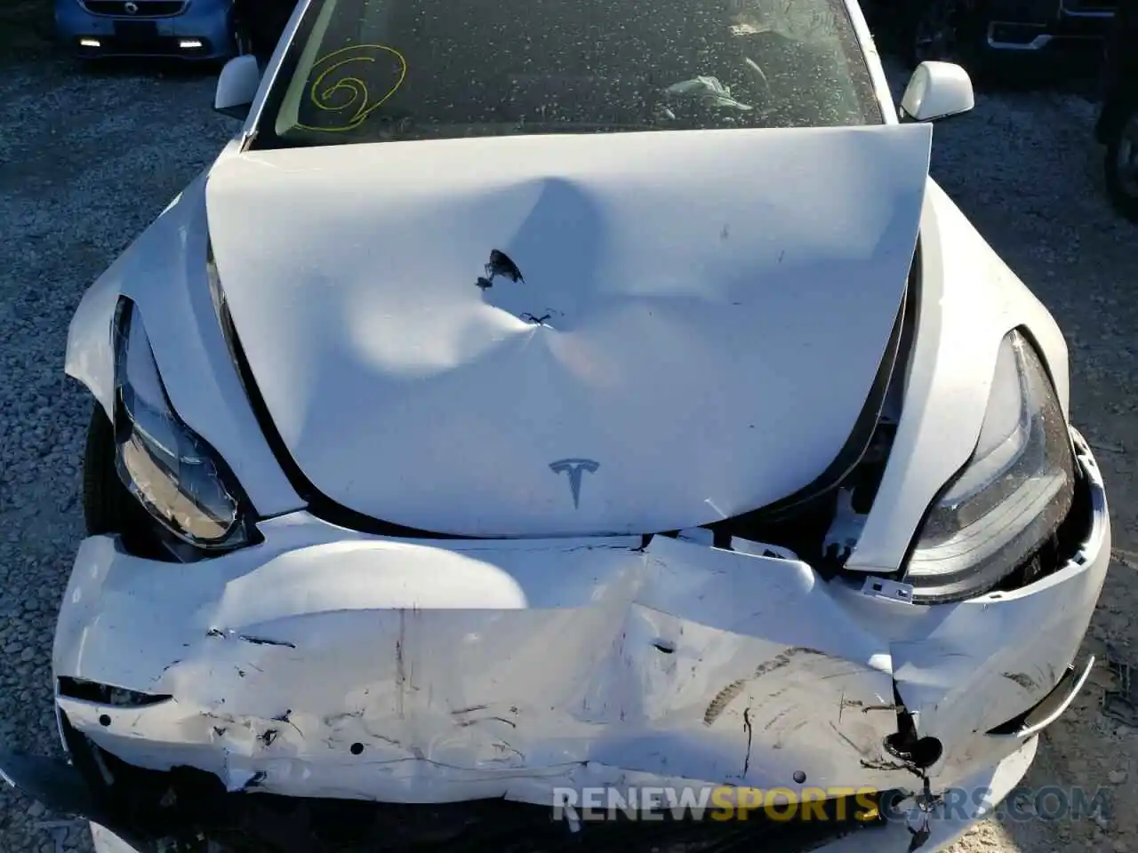 7 Photograph of a damaged car 5YJ3E1EB3NF105722 TESLA MODEL 3 2022