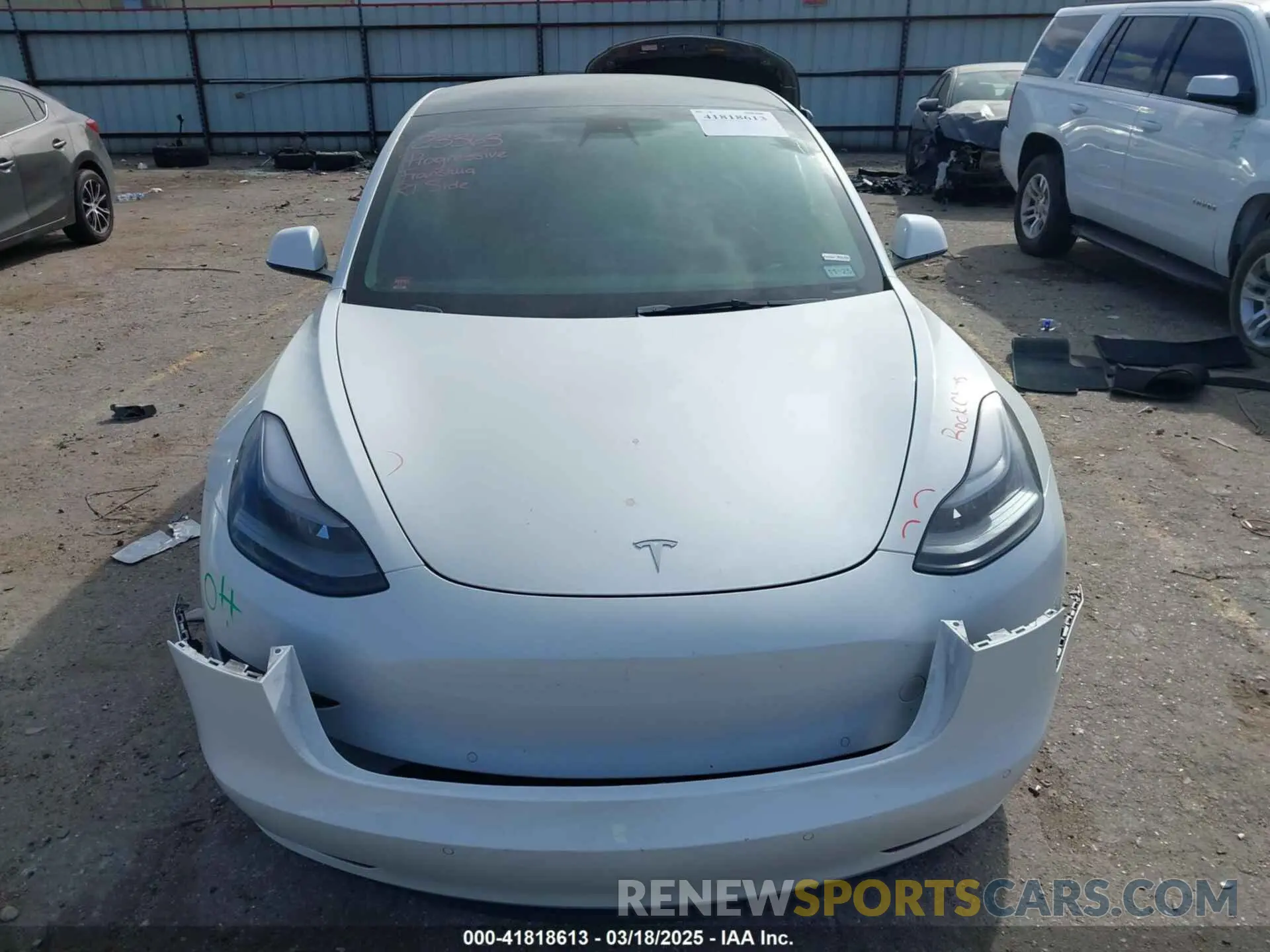 13 Photograph of a damaged car 5YJ3E1EB3NF106448 TESLA MODEL 3 2022