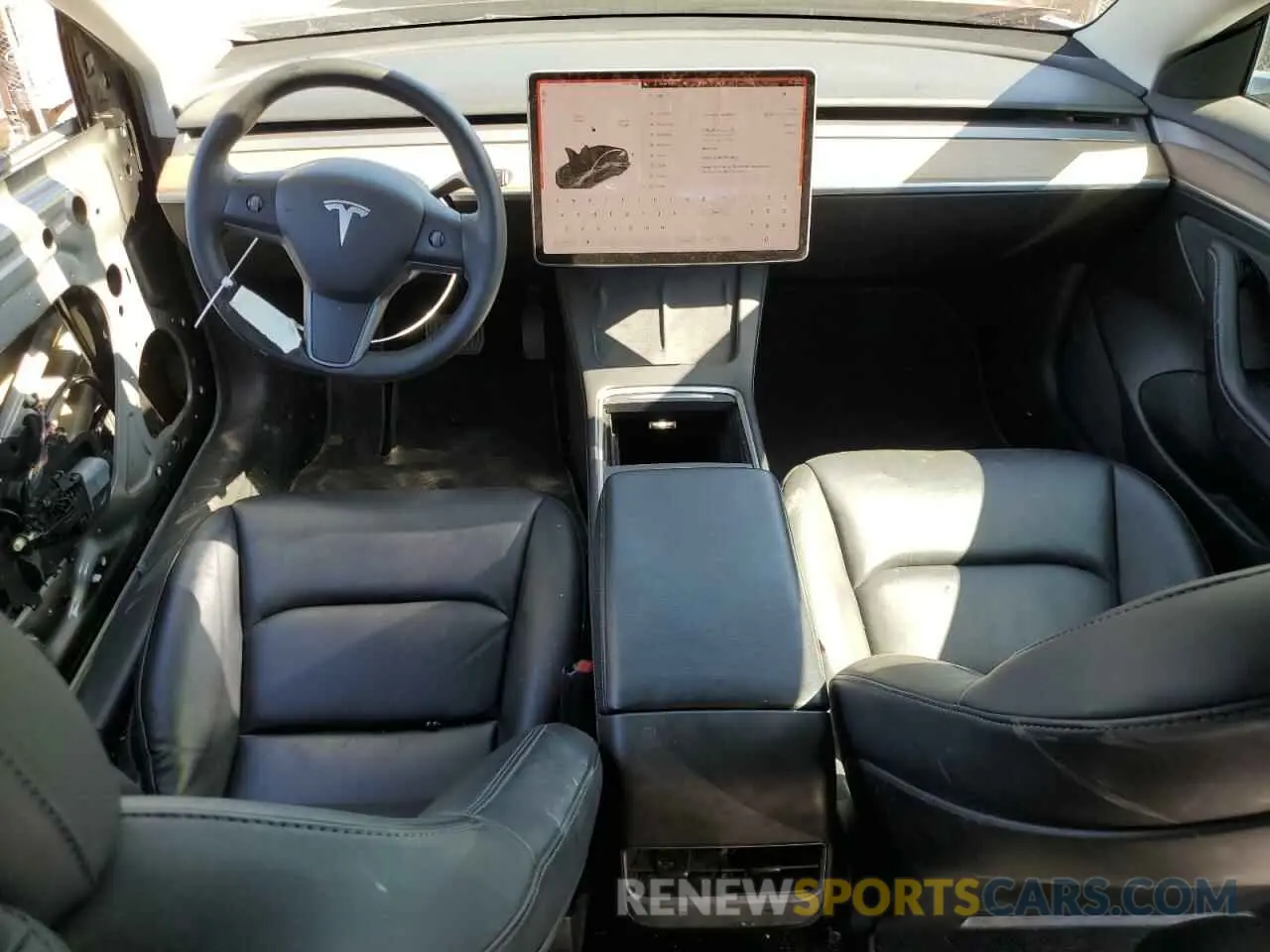 8 Photograph of a damaged car 5YJ3E1EB3NF123847 TESLA MODEL 3 2022