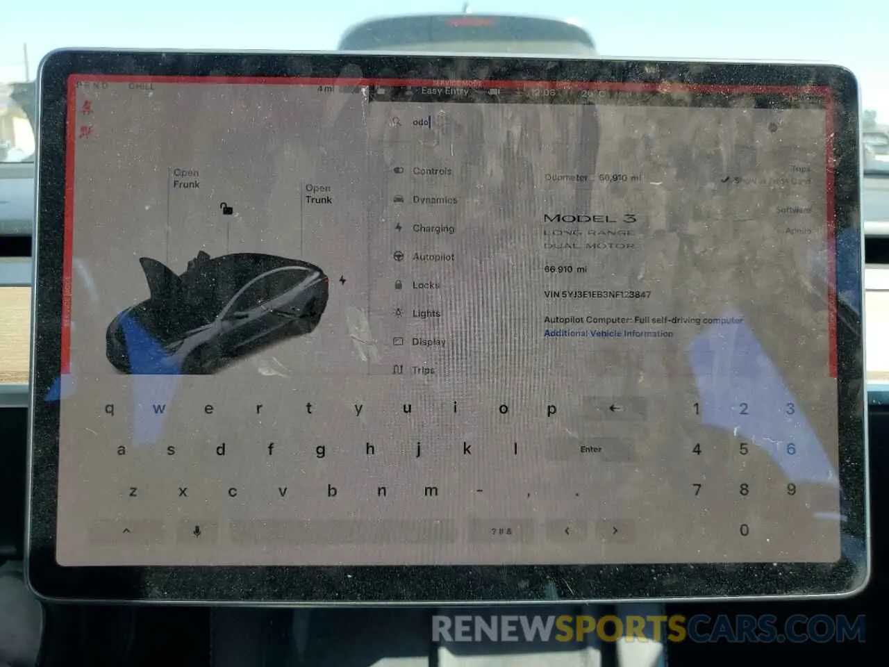 9 Photograph of a damaged car 5YJ3E1EB3NF123847 TESLA MODEL 3 2022
