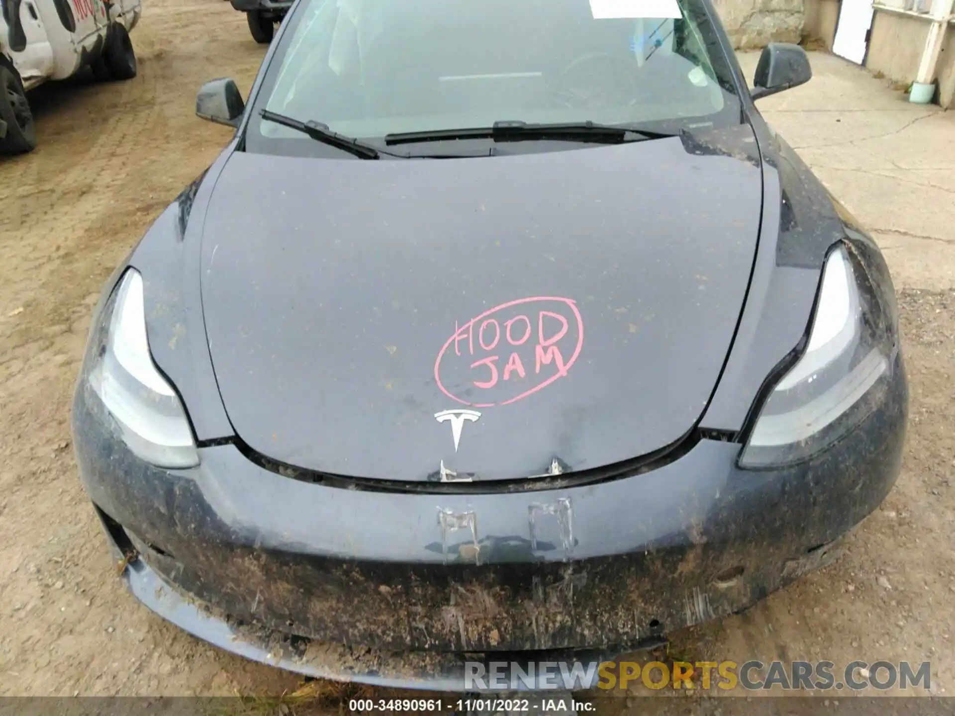 10 Photograph of a damaged car 5YJ3E1EB3NF129146 TESLA MODEL 3 2022