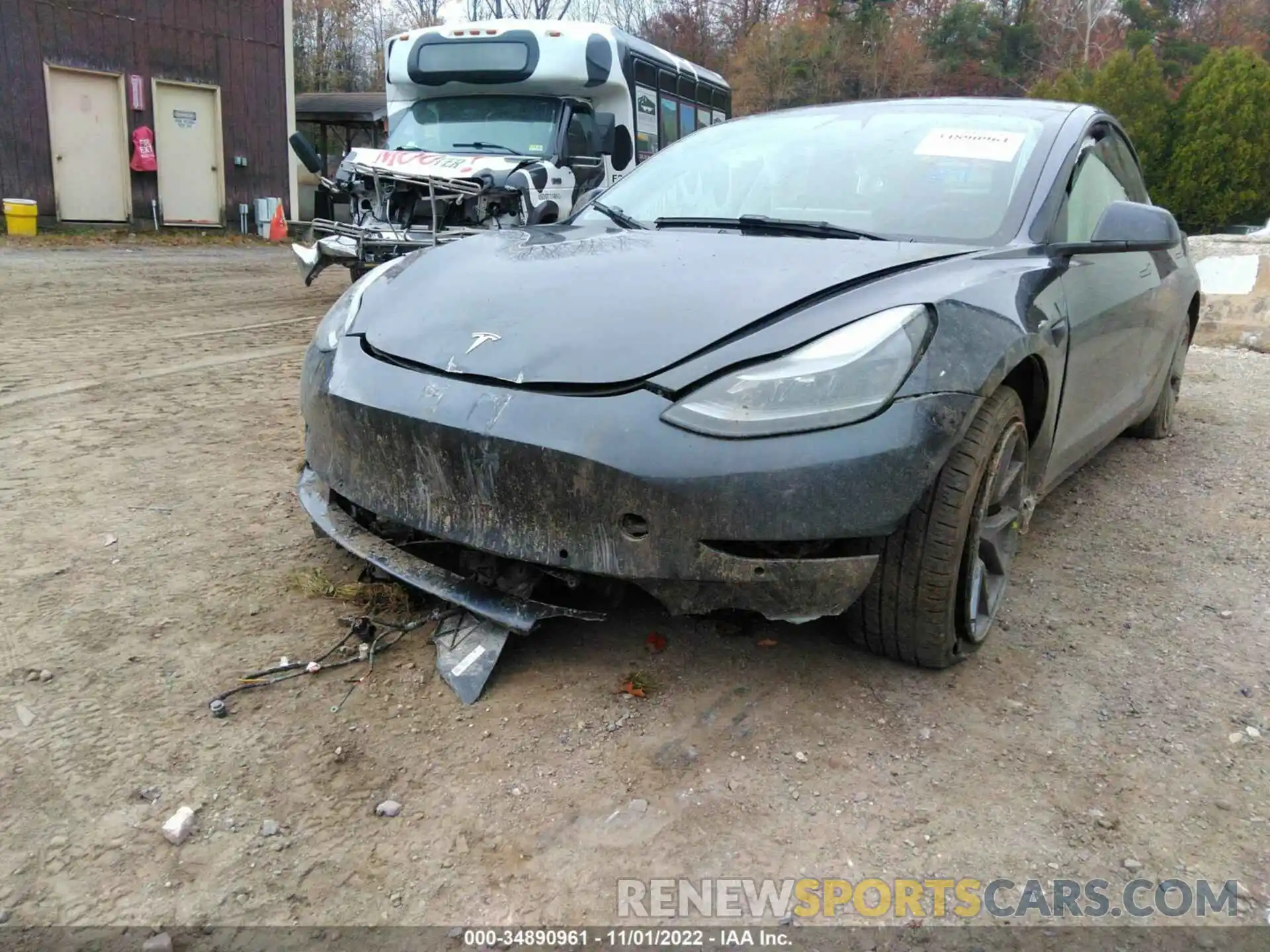 6 Photograph of a damaged car 5YJ3E1EB3NF129146 TESLA MODEL 3 2022