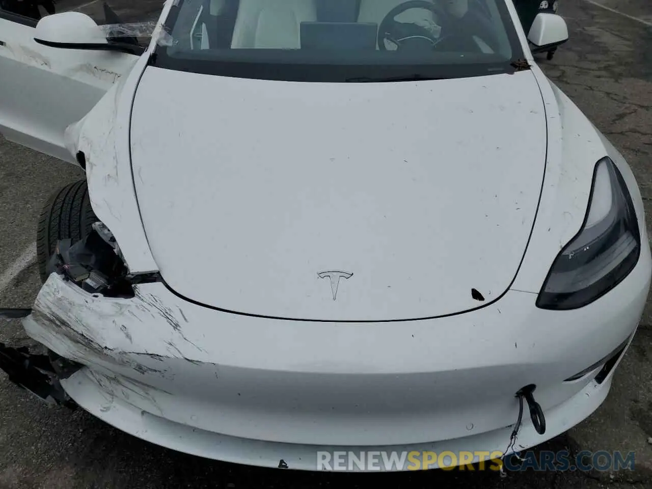 13 Photograph of a damaged car 5YJ3E1EB3NF136551 TESLA MODEL 3 2022